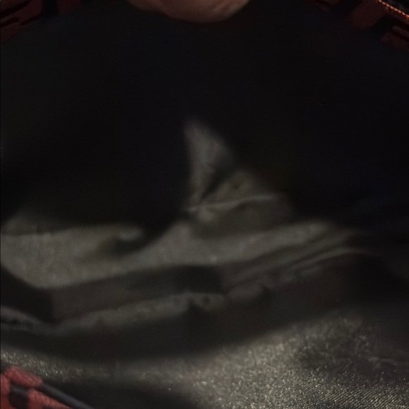 Fendi Zucca Pattern Red and Black Shoulder Bag with FF Monogram - Picture 12 of 16